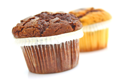 muffin cioccolato bianco nutella