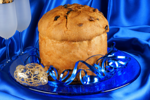 Il panettone farcito con spiedini caramellati di frutta per Natale 2011