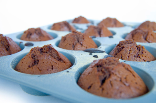 I  muffin al cioccolato e burro di arachidi de I Menù di Benedetta