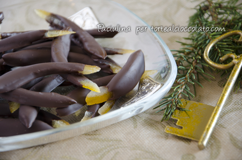 Scorze d’arancia candite al cioccolato