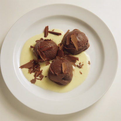 piccoli sformati cioccolato salsa zabaione