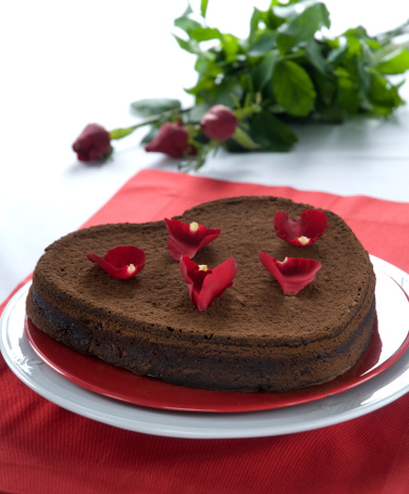 torta tenerella cioccolato ricetta Maurizio Santin San Valentino