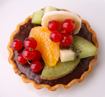 crostata cioccolato ribes frutta fresca