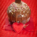 muffin glassa cioccolato nocciola San Valentino