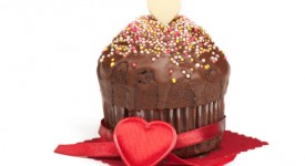 muffin glassa cioccolato nocciola San Valentino
