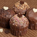 muffin glassa cioccolato nocciola San Valentino