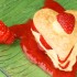 Millefoglie alla crema chantilly con salsa di fragole per San Valentino