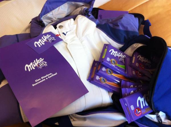 Milka cioccolato sponsor coppa mondo sci