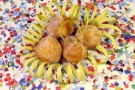 Frittelle di Pantalone con amaretti per Carnevale