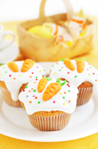 cupcake carota arancia glassa burro 