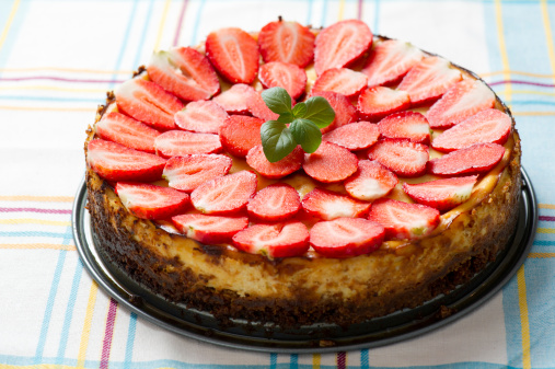 cheese cake fragole senza uova