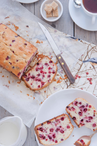 plum cake soffice mirtilli rossi