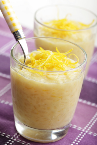 Crema riso limone yogurt senza uova