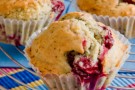 I muffin alle ciliegie, yogurt e cocco