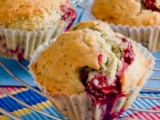 I muffin alle ciliegie, yogurt e cocco