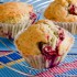 I muffin alle ciliegie, yogurt e cocco