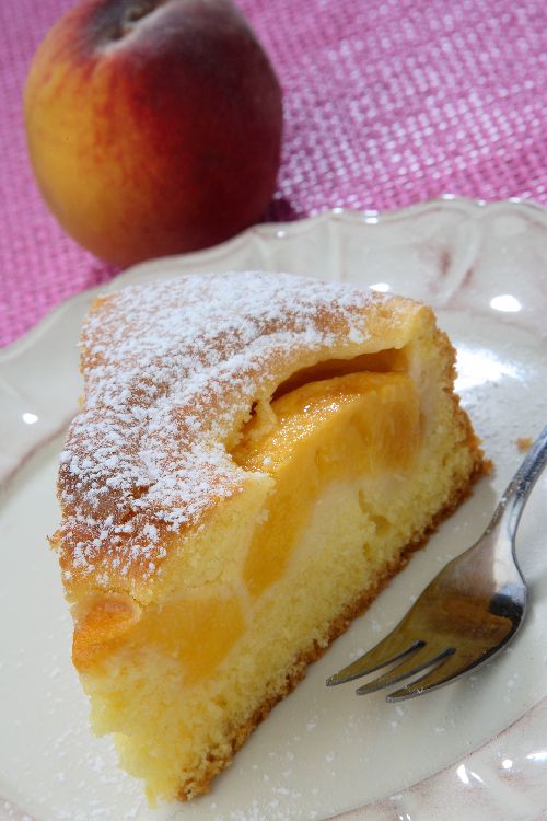 pesche-torta