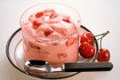 Mousse alle ciliegie con yogurt greco