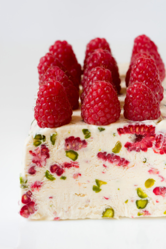 semifreddo lamponi pistacchi Bronte