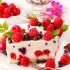 Cheesecake al cocco e frutti di bosco