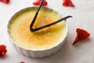 La creme brulè alla vaniglia, calda e gustosa