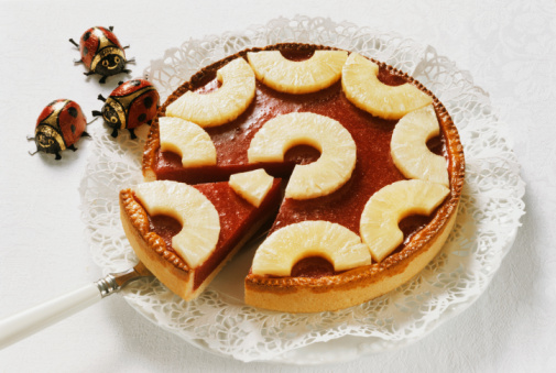 Crostata marmellata fragola ananas