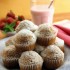 Muffin alle fragole e cocco