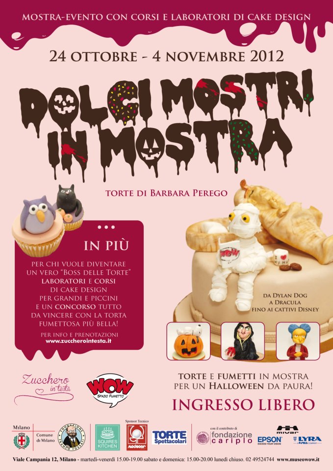 Dolci mostri mostra 24 ottobre 4 novembre Milano