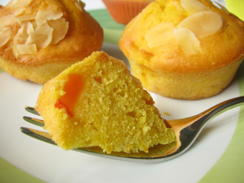 Muffin zucca caramellata mandorle