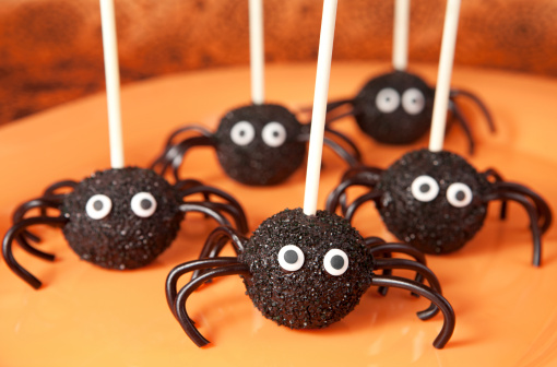 Spider cake pops Halloween