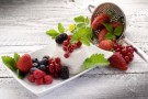 Tortini di ricotta ai frutti di bosco Tortini di ricotta ai frutti di bosco