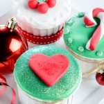Decorazioni cupcake natalizi
