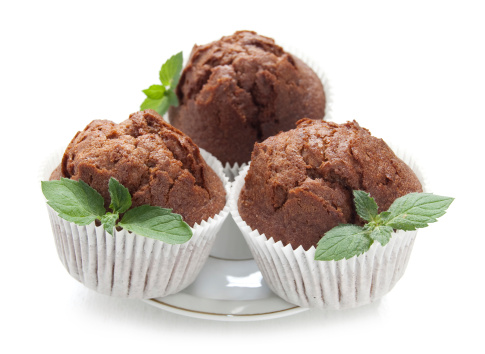 Muffin menta cioccolato cocco