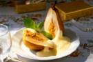 Pere sciroppate con zabaione