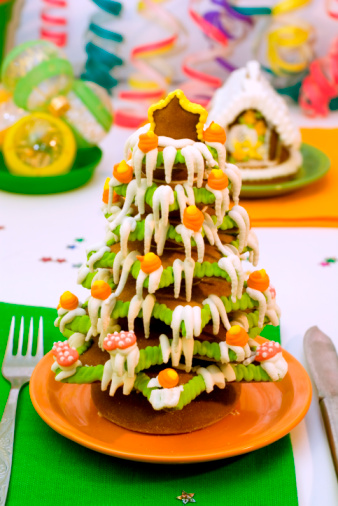 Albero Di Natale Con I Biscotti.Albero Di Natale Di Biscotti Torte Al Cioccolato