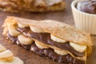 Crepes soufflé con banana e cioccolato Crepes soufflé con banana e cioccolato