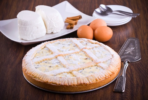 Crostata ricotta canditi capodanno