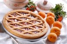 Crostata di riso con marmellata di albicocche, senza glutine