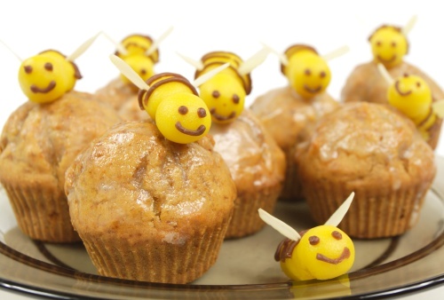 Muffin miele merenda bambini