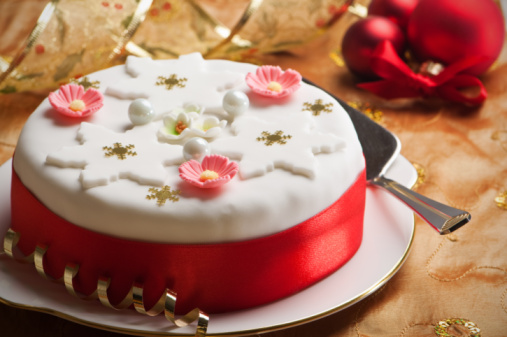 Torta Di Natale In Pasta Di Zucchero Torte Al Cioccolato