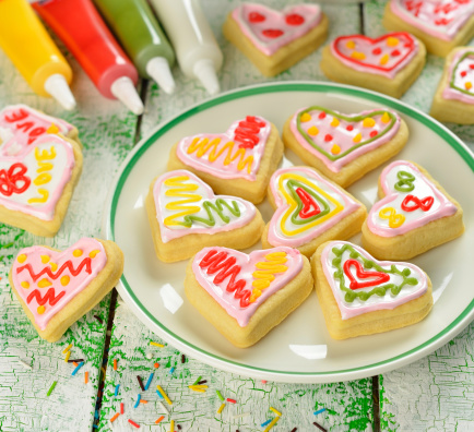 Biscotti shortbread San Valentino