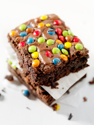 Brownies Alla Nutella E Smarties Torte Al Cioccolato