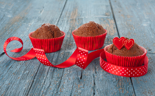 Dolci San Valentino muffin romantici