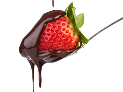 Bavarese fragole cioccolato fondente