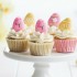 Cupcake decorati per Pasqua con confetti