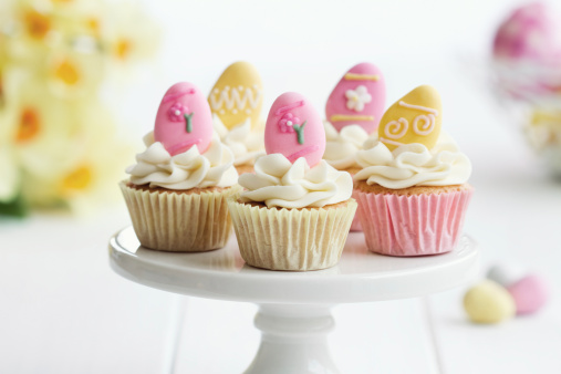 Cupcake decorati Pasqua confetti