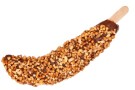 Banane al cioccolato golose di cotto e mangiato Banane al cioccolato golose di cotto e mangiato