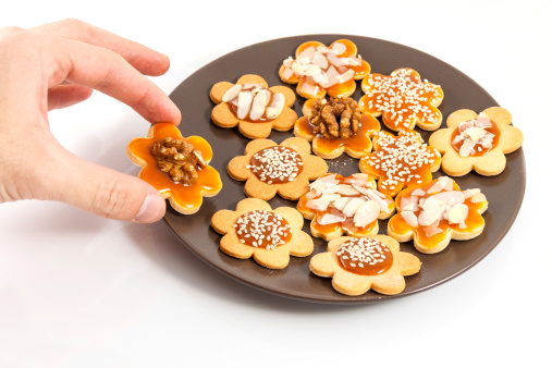 Biscotti Di Natale Con Frutta Secca.Biscotti Veloci Con Caramello E Frutta Secca Torte Al Cioccolato