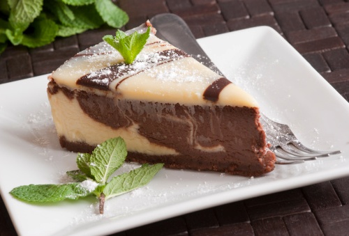 Cheese cake freddo cioccolato crema pasticcera