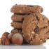 Cookies al cacao e nocciole con gocce di cioccolato